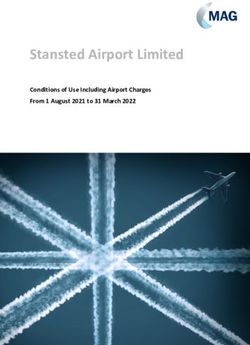 Stansted Airport Limited - Conditions of Use Including Airport Charges From 1 August 2021 to 31 March 2022 - Storyblok