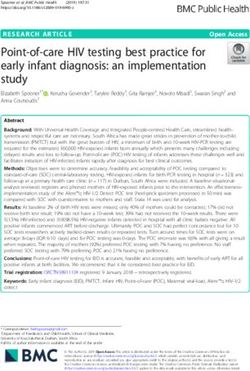 Point-of-care HIV testing best practice for early infant diagnosis: an implementation study - BMC Public Health