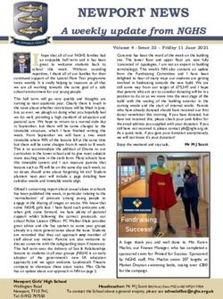 NEWPORT NEWS A weekly update from NGHS