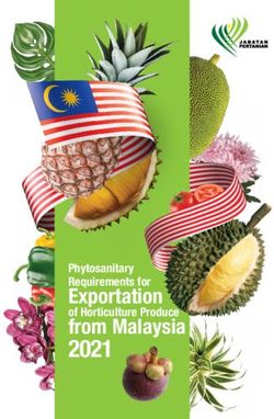 2021 Phytosanitary - Jabatan Pertanian