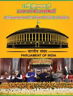 Hkkjrh; laln PARLIAMENT OF INDIA