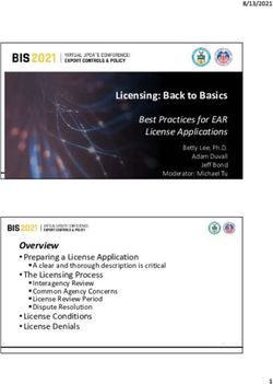 Licensing: Back to Basics - BIS.gov
