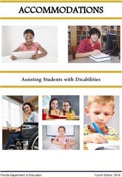 ACCOMMODATIONS - Assisting Students with Disabilities - Florida Department of Education