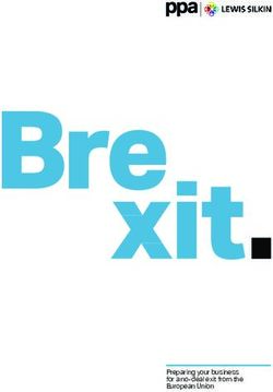 Preparing your business for a no-deal exit from the European Union - PPA