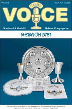PESACH 5781 - Southend & Westcliff Hebrew Congregation