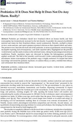 Probiotics: If It Does Not Help It Does Not Do Any Harm. Really? - MDPI