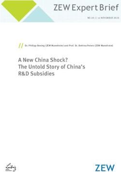 A New China Shock? The Untold Story of China's R&D Subsidies - NO.10 // 10 NOVEMBER 2021