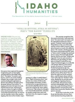 "STILL IS SITTING, STILL IS SITTING": POE'S "THE RAVEN" TURNS 175 - Idaho Humanities Council
