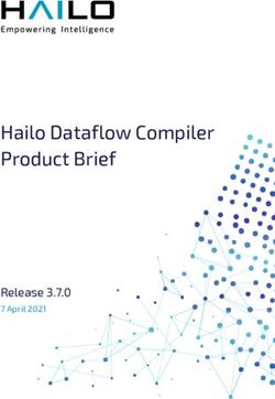 Hailo Dataflow Compiler Product Brief - Release 3.7.0 7 April 2021