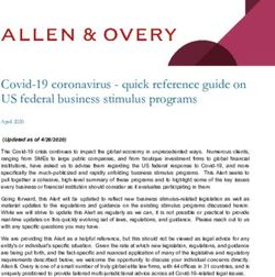 Covid-19 coronavirus - quick reference guide on US federal business stimulus programs