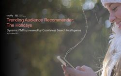 Trending Audience Recommender: The Holidays - Dynamic PMPs powered by Cookieless Search Intelligence - Captify