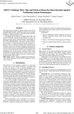 SDSVC CHALLENGE 2021: TIPS AND TRICKS TO BOOST THE SHORT-DURATION SPEAKER VERIFICATION SYSTEM PERFORMANCE - ISCA SPEECH