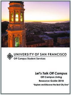 Let's Talk Off Campus - Off Campus Living Resource Guide 2018 "Explore and Discover the Best City Ever" - myUSF