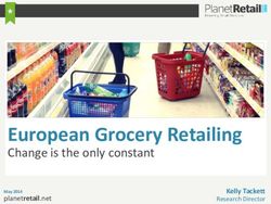 European Grocery Retailing - Change is the only constant Kelly Tackett - Planet Retail