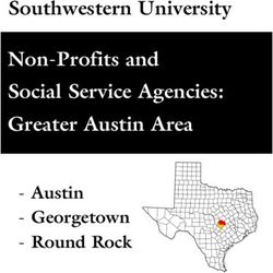 Non-Profits and Social Service Agencies: Greater Austin Area - Southwestern University