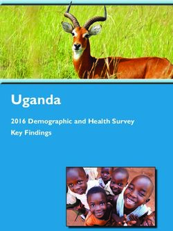 Uganda 2016 Demographic and Health Survey Key Findings - The DHS ...