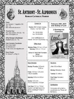 February 28th, 2021 2nd Sunday of Lent 2 Domingo de Cuaresma