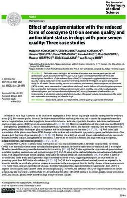 Effect of supplementation with the reduced form of coenzyme Q10 on semen quality and antioxidant status in dogs with poor semen quality: Three ...