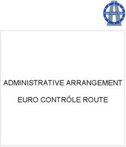 ADMINISTRATIVE ARRANGEMENT EURO CONTR&Ocirc;LE ROUTE