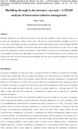Muddling through in the intensive care unit - A FRAM analysis of intravenous infusion management