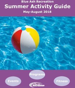 Summer Activity Guide - Blue Ash Recreation May-August 2018 - Programs Events - City of Blue Ash