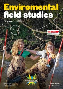 Enviromental field studies - For schools 2022/2023 - Over 35 years' of inspiring adventures - Kingswood