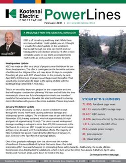 POWERLINES - KOOTENAI ELECTRIC COOPERATIVE