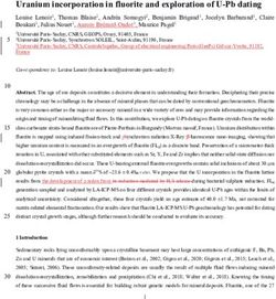 Uranium incorporation in fluorite and exploration of U-Pb dating
