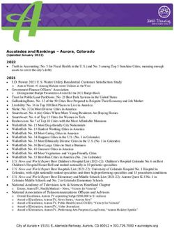 Accolades and Rankings - Aurora, Colorado - City of Aurora