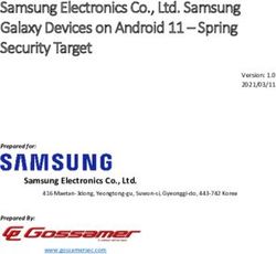 Samsung Electronics Co., Ltd. Samsung Galaxy Devices on Android 11 - Spring Security Target