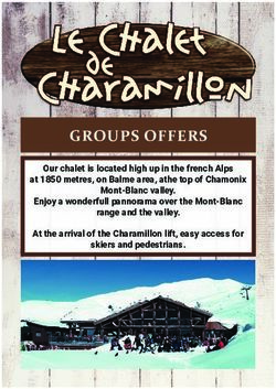 GROUPS OFFERS - Restaurants d'Altitude de Chamonix