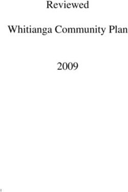 Reviewed Whitianga Community Plan 2009 - Thames-Coromandel District Council