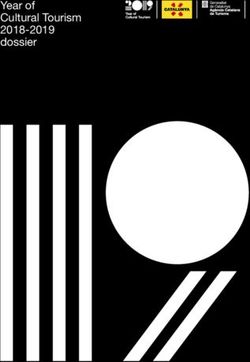 Year of Cultural Tourism 2018-2019 dossier - Agència ...