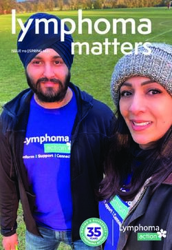 Lymphoma matters - Lymphoma Action