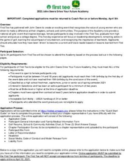 2021 John Deere Drive Your Future Academy - First Tee ...