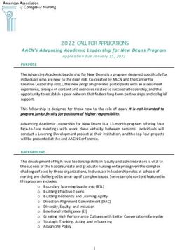 2022 CALL FOR APPLICATIONS - AACN's Advancing Academic Leadership for New Deans Program - American Association of ...