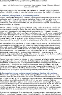 Inquiry into the Treasury Laws Amendment (Improving the Energy Efficiency of Rental Properties) Bill 2018