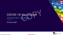 COVID-19 Vaccination Victorian Update - 8 February 2021 - The ...