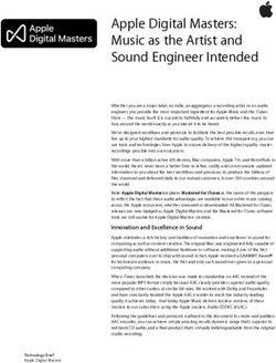 Apple Digital Masters: Music as the Artist and Sound Engineer Intended