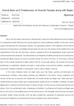 Formal Basis and Timelessness of Ananda Temple along with Bagan, Myanmar