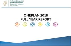 ONEPLAN 2018 FULL YEAR REPORT - The Department of ...