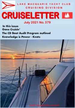In this issue: Gone Cruisin' The CD Boat Audit Program outlined Knowledge is Power - Knots - CRUISING DIVISION - Lake Macquarie Yacht Club