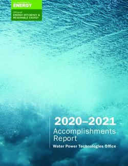 2020-2021 Accomplishments Report Water Power Technologies Office - Department of Energy