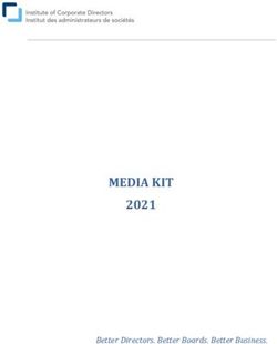 MEDIA KIT 2021 Better Directors. Better Boards. Better Business - Institute of Corporate Directors