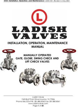 INSTALLATION, OPERATION, MAINTENANCE MANUAL