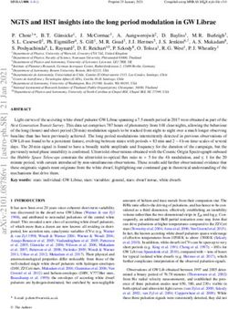 NGTS and HST insights into the long period modulation in GW Librae - electronic ...