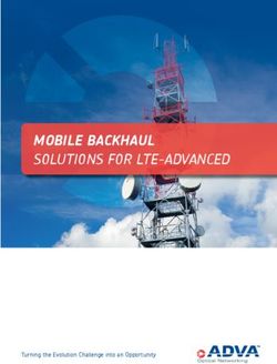 MOBILE BACKHAUL SOLUTIONS FOR LTE-ADVANCED - Turning the Evolution Challenge into an Opportunity