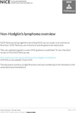 Non-Hodgkin's lymphoma o - NICE Pathways