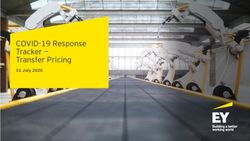 COVID-19 Response Tracker - Transfer Pricing - 16 July 2020