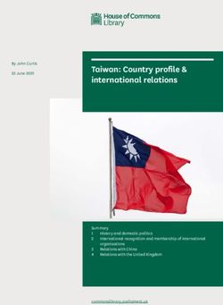 Taiwan: Country profile & international relations - UK Parliament